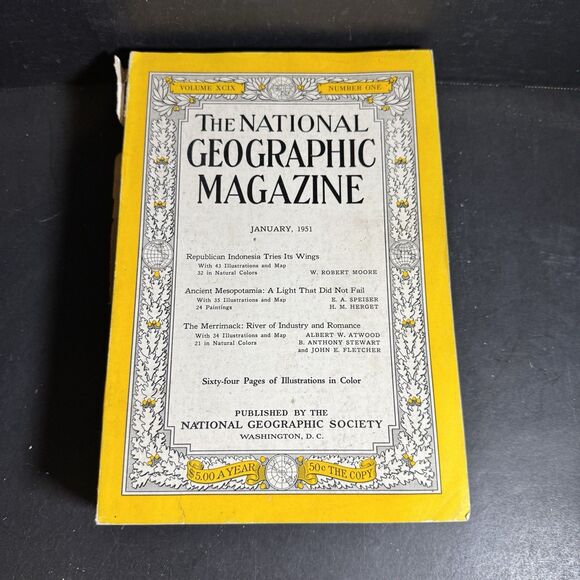 National Geographic 1951 [Book 301] - Picture 1 of 9